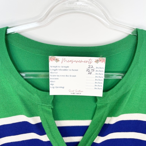 RED by Saks Fifth Avenue Women’s Cardigan Size XL Blue Green Colorblock XL - Picture 8 of 9